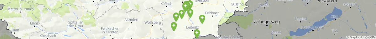 Kartenansicht für Apotheken-Notdienste in der Nähe von Hengsberg (Leibnitz, Steiermark)